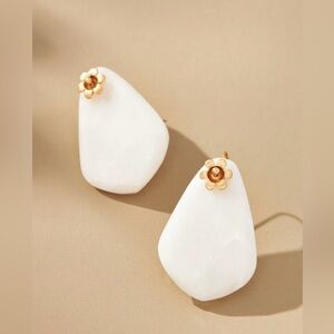 Anthropologie Stone Drop Earrings